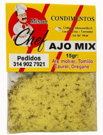 AJO MIX 8 G (AJO, TOMILLO, LAUREL, OREGANO)