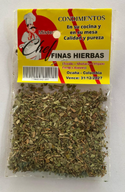 FINAS HIERBAS 6 G