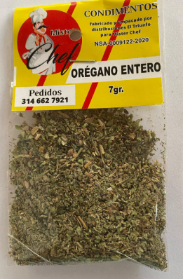 OREGANO ENTERO 6 G