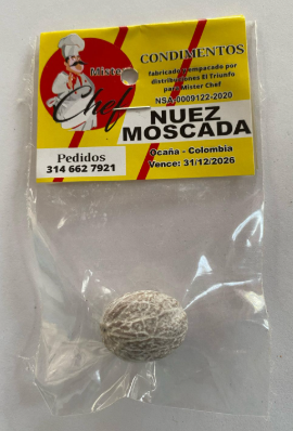 NUEZ MOSCADA PEPA 6 G