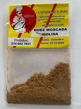 NUEZ MOSCADA MOLIDA 4 G