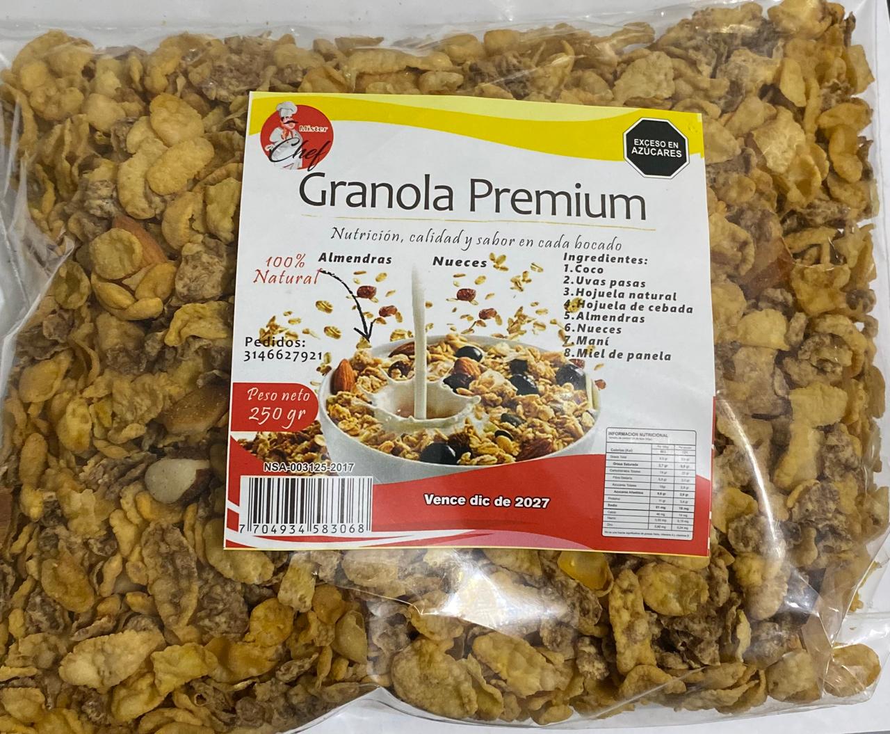 GRANOLA PREMIUM 250 G