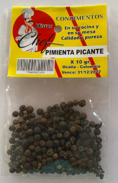PIMIENTA NEGRA PICANTE 4 G