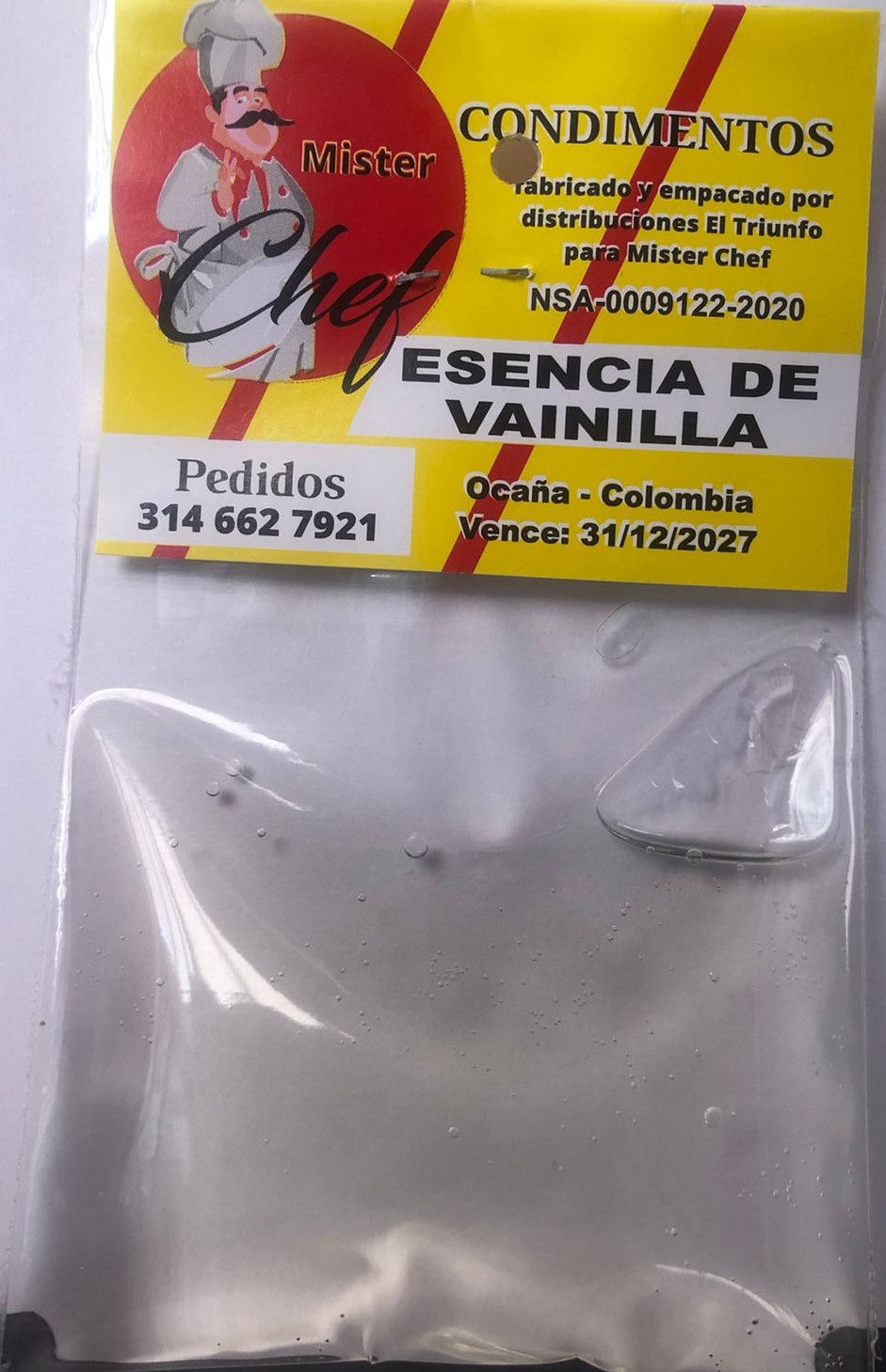 ESENCIA DE VAINILLA 25 ML