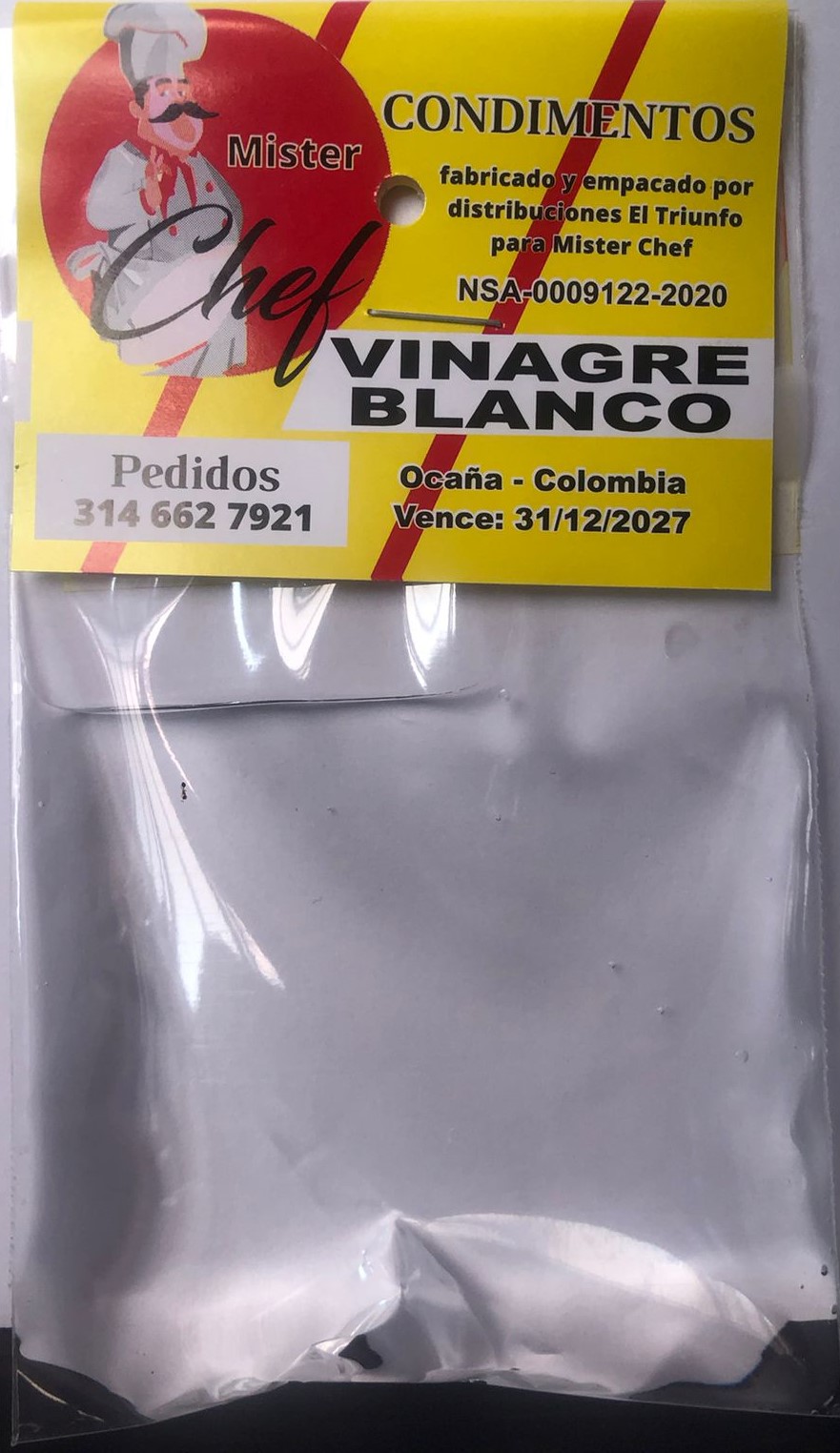 VINAGRE BLANCO 40 ML