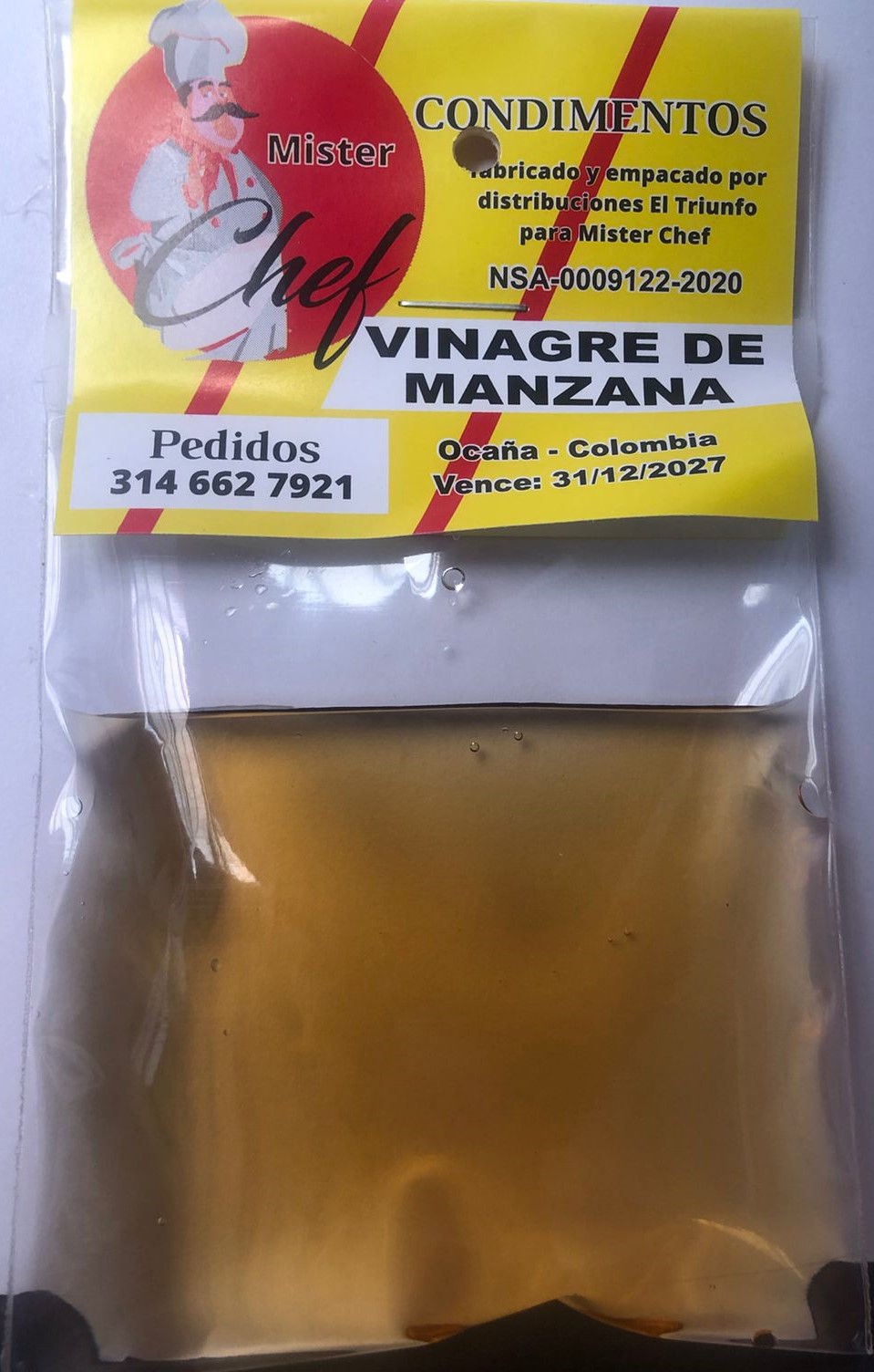 VINAGRE DE MANZANA 40 ML