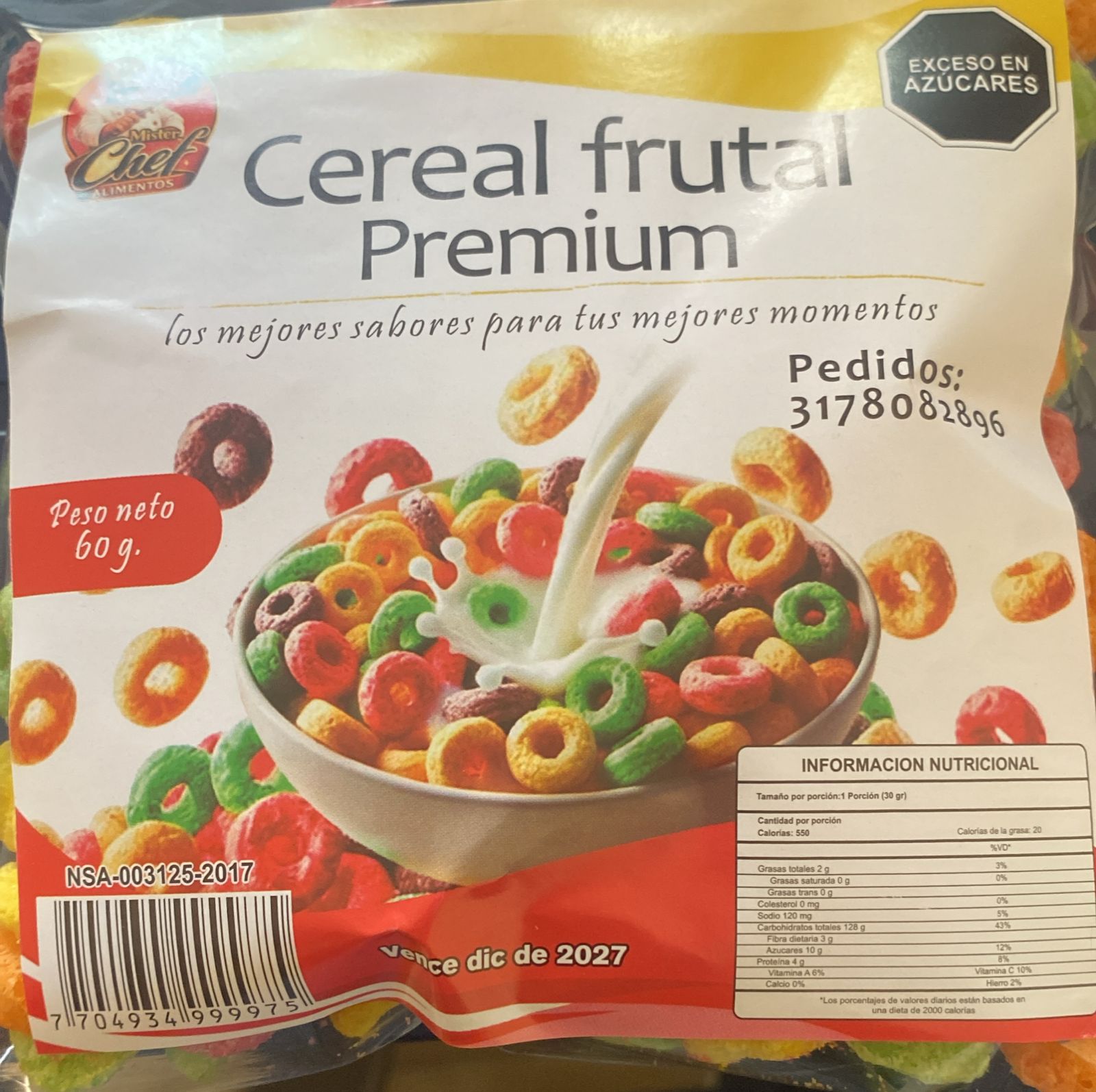 CEREAL FRUTAL 60G